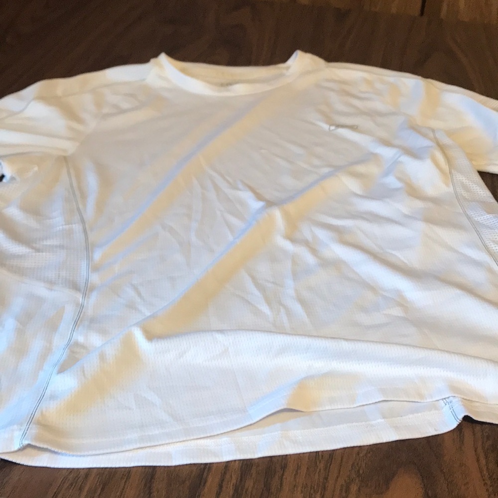 White RBK athletic shirt